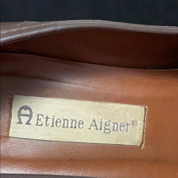 ETIENNE Aigner- Brown leather upper with heel - Picture 6 of 6